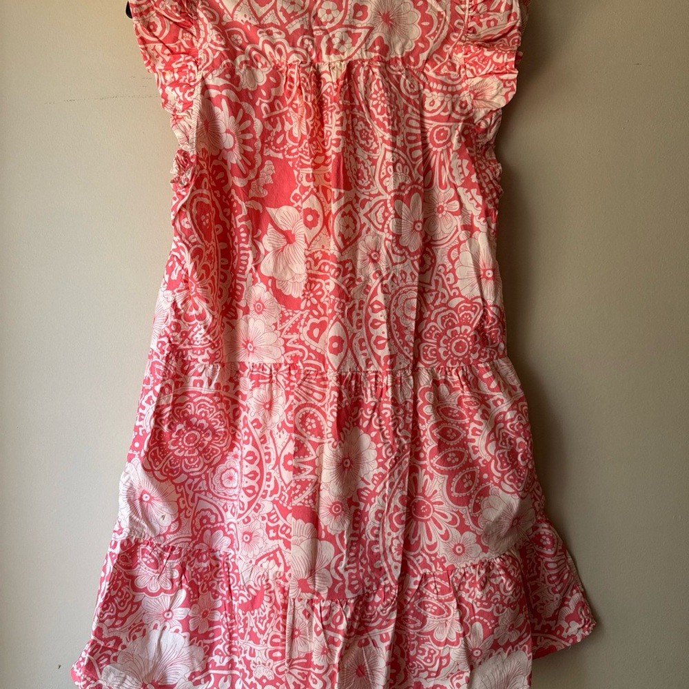 Floral Pink Kids Dress